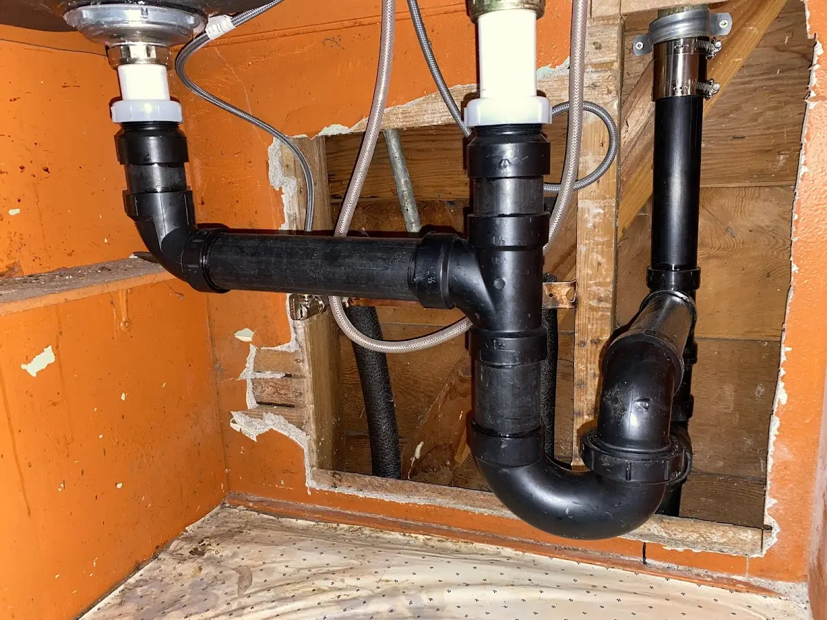 Professional Repiping Services equipment and tools on the job in Louisburg